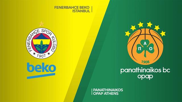 Fenerbahce Beko Istanbul - Panathinaikos OPAP Athens Highlights | EuroLeague, RS Round 20