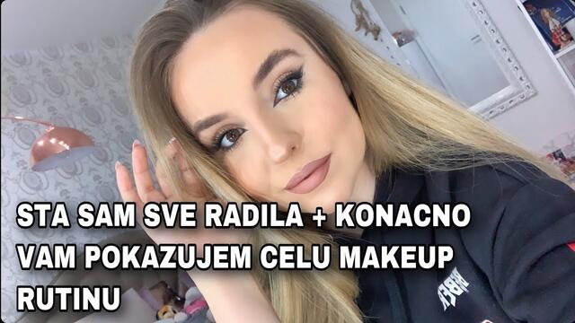 VLOG - Konacno pokazujem ceo makeup i nanosenje ajlajnera!