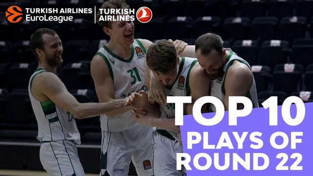 Turkish Airlines EuroLeague Regular Season Round 22 Top 10 Plays