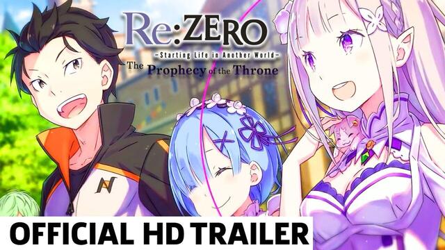 Re-ZERO - Starting Life in Another World - The Prophecy of the Throne Overview - Nintendo Switch