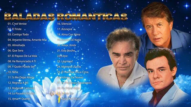 JOSE JOSE, NAPOLEON Y JOSE LUIS RODRIGUEZ MIS 30 MEJORES CANCIONES ROMANTICAS INOLVIDABLES 90S