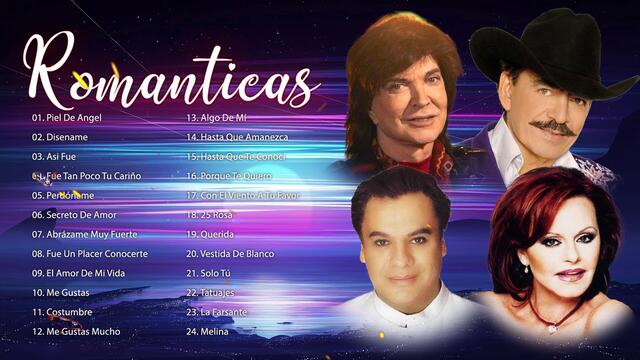 JOAN SEBASTIAN,JUAN GABRIEL, ROCIO DURCAL Y CAMILO SESTO SUS MÁS HERMOSA CANCIONES ROMANTICAS DE 90S