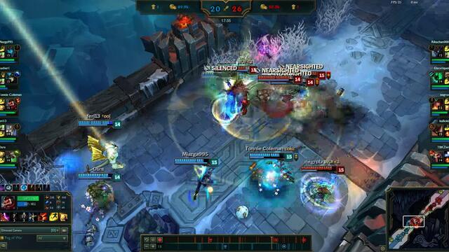 Когато бях добра на лига Quadra kill Draven Aram