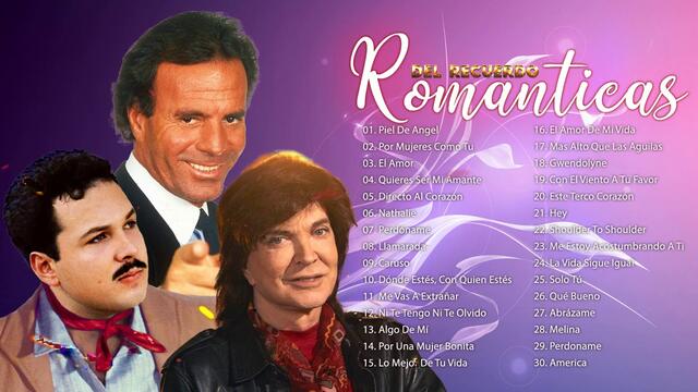 CAMILO SESTO, JULIO IGLESIAS Y PEPE AGUILAR MIS 30 MEJORES CANCIONES ROMANTICAS INOLVIDABLES 90S