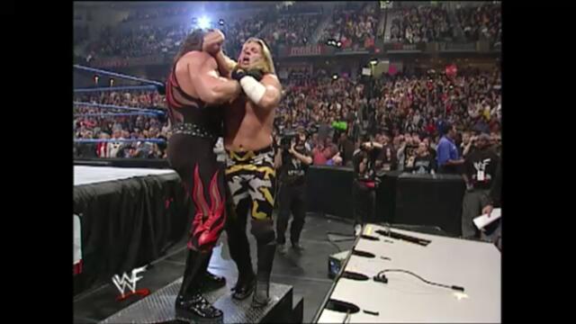 WWF Kane & Kurt Angle vs Chris Jericho & The Undertaker in a No Disqualification Match (SD 16.11.2000)