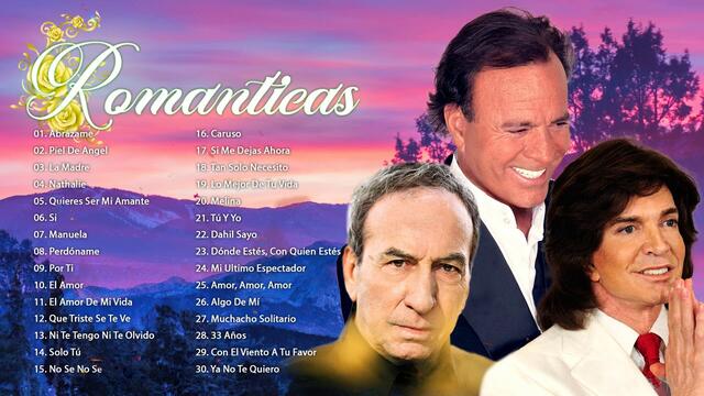 CAMILO SESTO, JULIO IGLESIAS Y PERALES MIS 30 MEJORES EXITOS BALADAS ROMÁNTICAS INOLVIDABLES 90S
