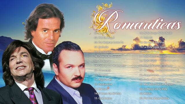 MUSICA ROMANTICA PARA ENAMORADOS 2021 DE CAMILO SESTO, JULIO IGLESIAS Y PEPE AGUILAR