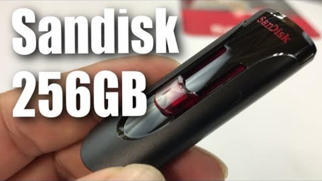 SanDisk Cruzer Glide 3.0 256GB USB Flash Drive Unboxing