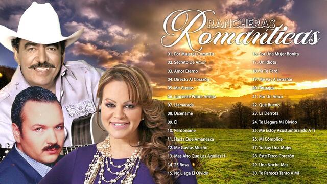 JOAN SEBASTIAN - PEPE AGUILAR - JENNI RIVERA 30 EXITOS RECUERDOS ROMANTICOS Y RANCHERA DEL AYER MIX