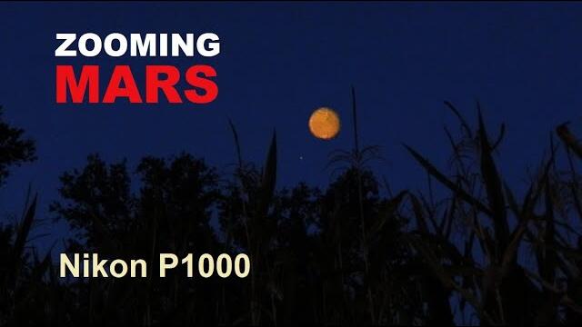 Zooming Planet Mars with Nikon P1000