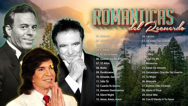 CAMILO SESTO, JULIO IGLESIAS Y DYANGO 30 EXITOS RECUERDOS BALADAS ROMANTICOS DEL AYER MIX