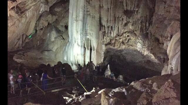 Послушайте Красивую МУЗЫКУ, Созерцая Новоафонскую Пещеру в Абхазии!