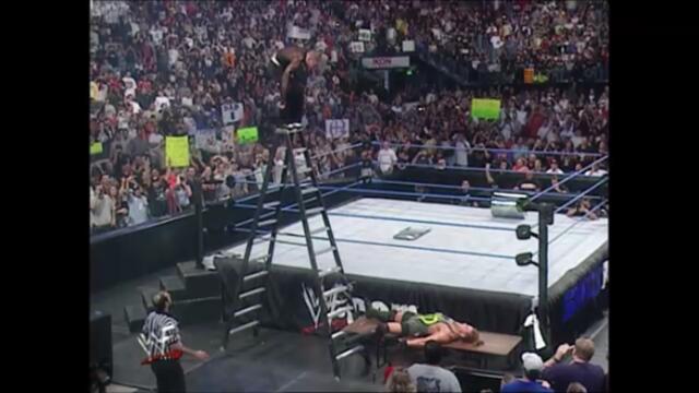 Rob Van Dam vs Jeff Hardy WWF Hardcore Championship (SD 23.08.2001)