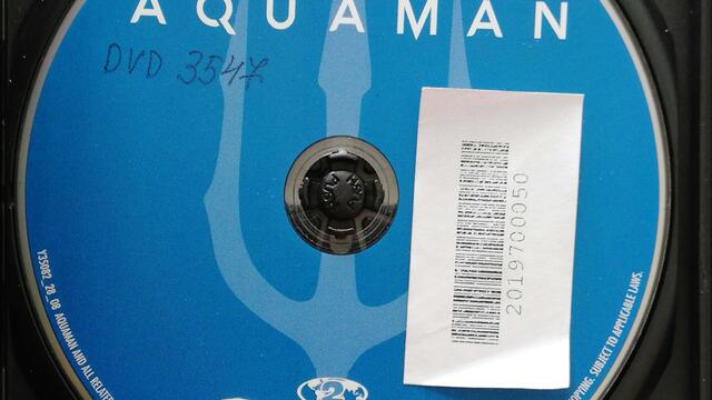 Затваряне на Аквамен 2019 DVD