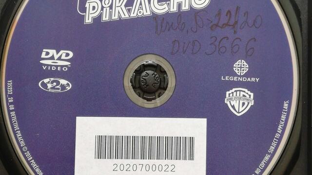 Затваряне на Покемон Детектив Пикачу 2019 DVD