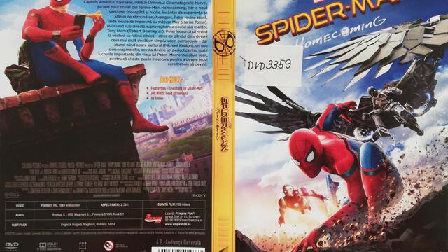 Отваряне на Спайдърмен: Завръщане у дома 2018 DVD