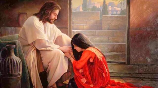 Mary Magdalene Meets Jesus  ❤️ Винаги ще те следвам ♛ св.Мария Магдалина ♛ Mary Magdalene ❤️