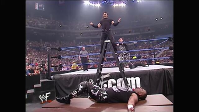 The Dudley Boyz vs The Hardy Boyz Table match WWF World Tag Team