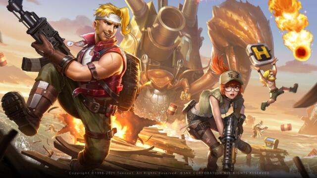 Gameplay of TiMi Studio Group's Metal Slug Mobile Game Authorized by SNK