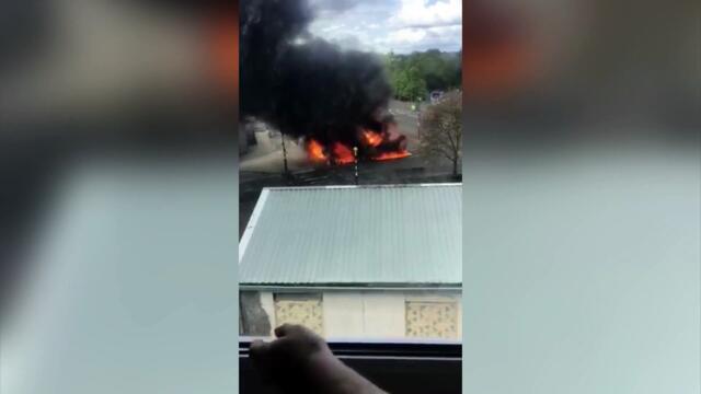 Emergency services tackle Edinburgh lorry fire in Wester Hailes