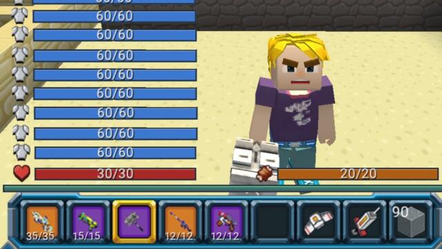 GOD MODE GLITCH in Build And Shoot Funny Moments!! (60 ARMOR) (Blockman Go)