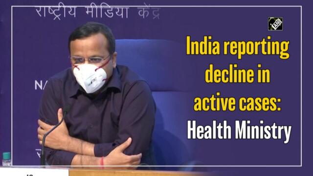 India reporting decline in active cases: Union Health Ministry