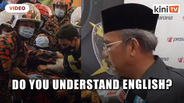 Tajuddin: I was informed about the crash late, but I came first thing in the morning