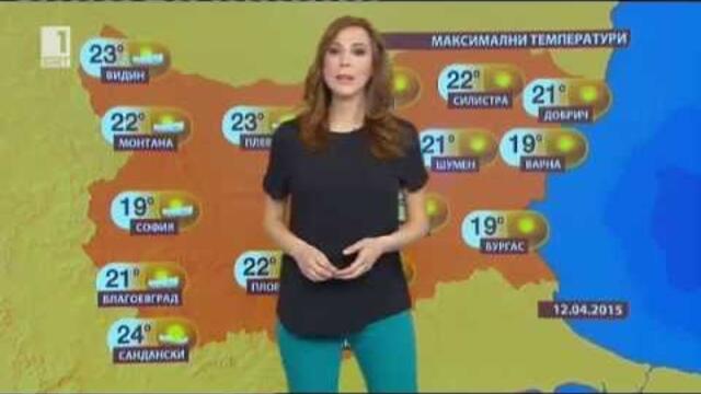 BNT weather - Dilyana Andonova - 11.04.2015 (20:40h)