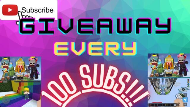 EVERY 100 SUBS = GCubes GIVEAWAY | BlockmanGo Bed Wars | Being Smart Every Rounds|#BMGOLIVE #BEDWARS