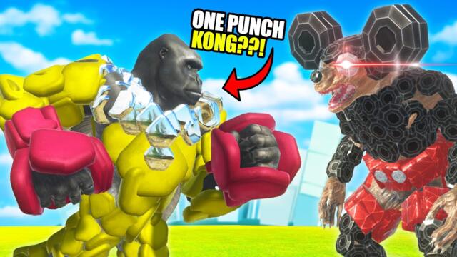 NEW One Punch KONG vs Mutated MICKEY MOUSE! in Animal Revolt Battle Simulator