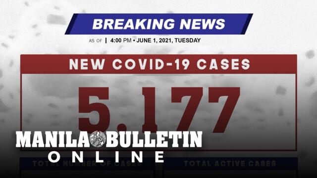 DOH reports 5,177 new cases, bringing the national total to 1,235,467, as of JUNE 1, 2021