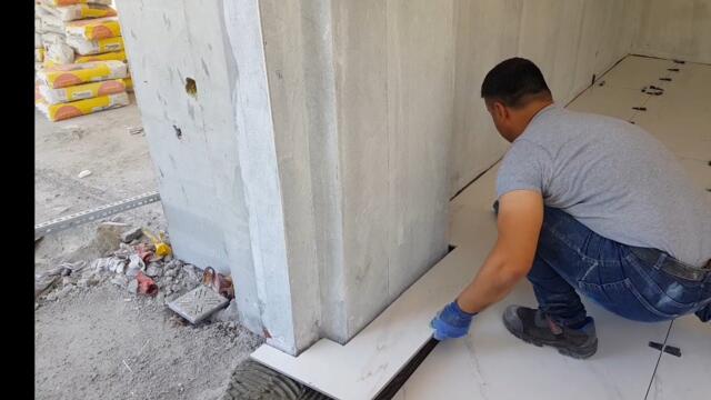 Büyük ebat granit yer döşemesi #fayansustasi #seramik #kalebodur #ceramics #firattali #fayans