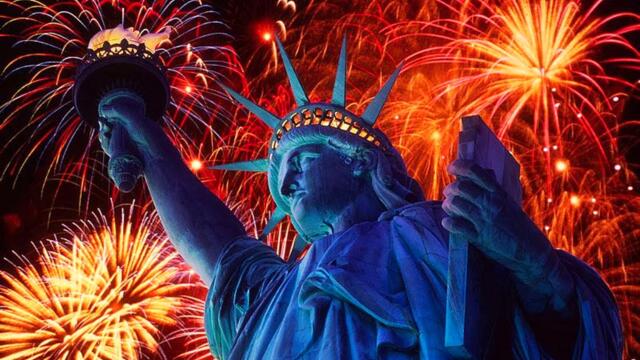 Днес е 4 юли 2021 Денят на независимостта на USA - Тържествена заря ♛ 4th july 2021 🍓♛╰⊱♡⊱╮ Usa independence da Fireworks Show