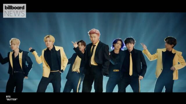 BTS' 'Butter' Leads Hot 100 for Seventh Week | Billboard News
