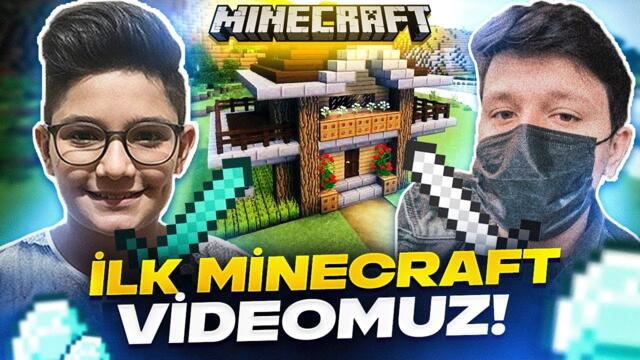 İLK MİNECRAFT VİDEOMUZ!!! EV YAPTIK (BÖLÜM 1)