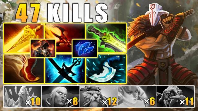 47 Kills Juggernaut Never Stop Fighting Midlane VS Invoker [ Full Game ]
