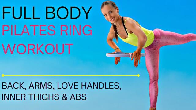 50-Minute FULL BODY PILATES (Pilates Ring Workout) | Total Body Workout