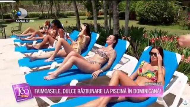 Teo Show (16.07.2021) - IMAGINI INCENDIARE! SEXY FAIMOASELE, DISTRACTIE IN COSTUM DE BAIE LA PISCINA