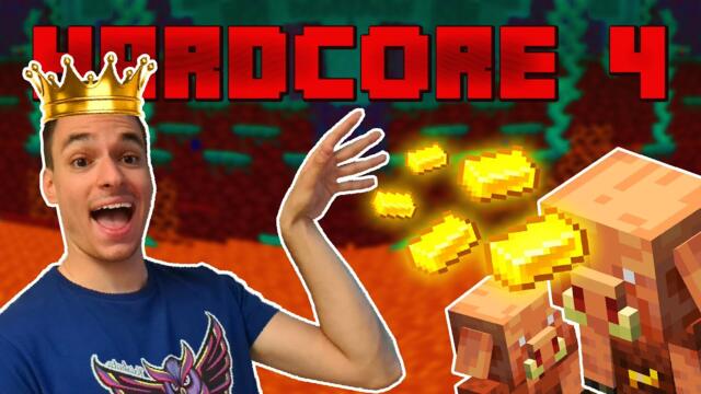 МАЙНКРАФТ, НО СТАВАМ ЦАР НА NETHER-A | MINECRAFT HARDCORE EP. 4