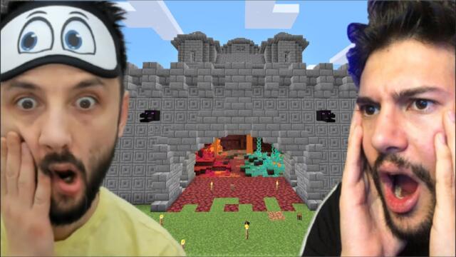 VALES ile KALEMİN içini NETHER YAPTIK😲 EKİPLE MİNECRAFT 61.Bölüm