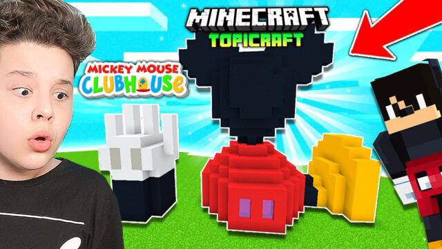 Am CONSTRUIT CLUBUL lui MICKEY MOUSE pe TOPICRAFT ! ( INSULA DESENELOR )