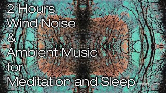 Meditation Music for Sleep and Relaxation - Ambient Music for Mindfulness - Wind Noise in Trees
