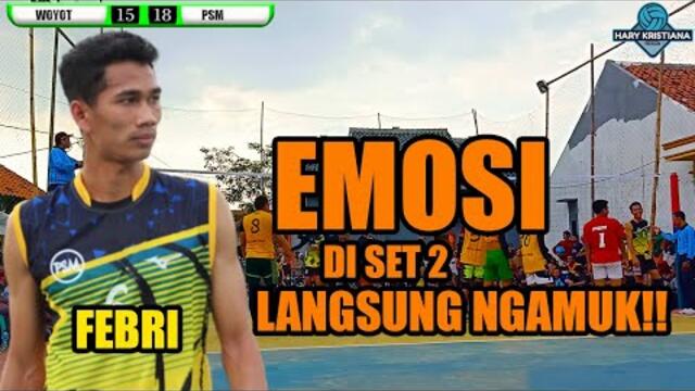 SETELAH KALAH DI SET PERTAMA, SUNAN FEBRI & AZIS LANGSUNG MAEN SERIUS DI SET 2