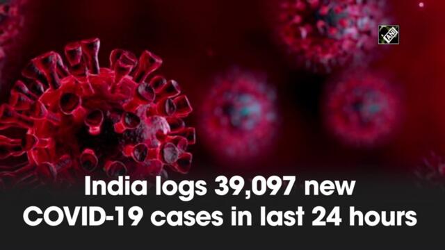 India logs 39,097 new Covid-19 cases in last 24 hours