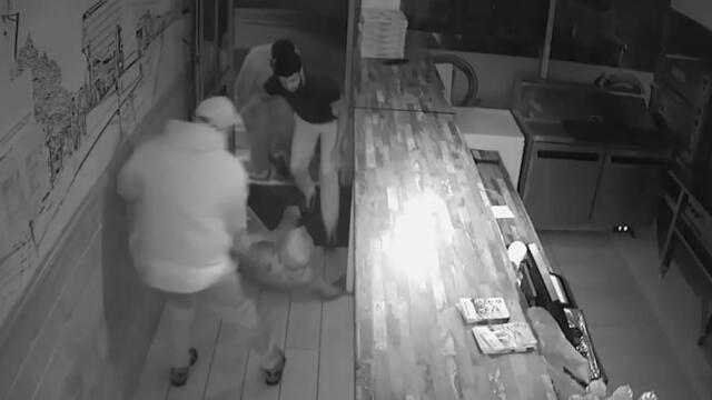 Kebab shop owners drag suspected burglar along street into takeaway before 'barbaric' attack