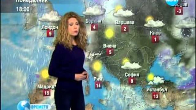 NOVA Weather forecast Bulgaria - 13.01.2014 (13:25h)