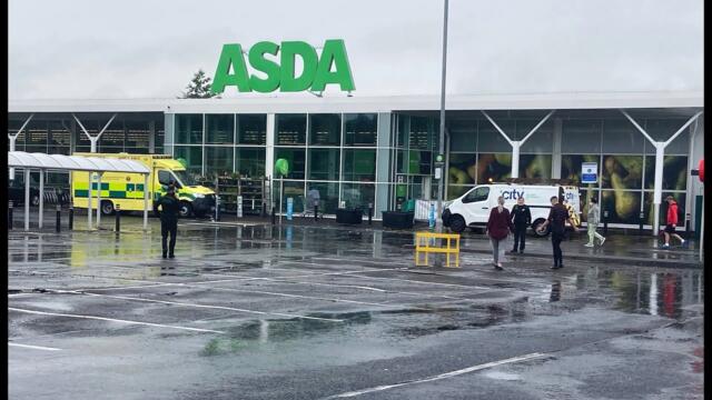 Thunder, lightning and torrential rain flood entire NI town centre, Asda supermarket, local businesses and parts of Belfast