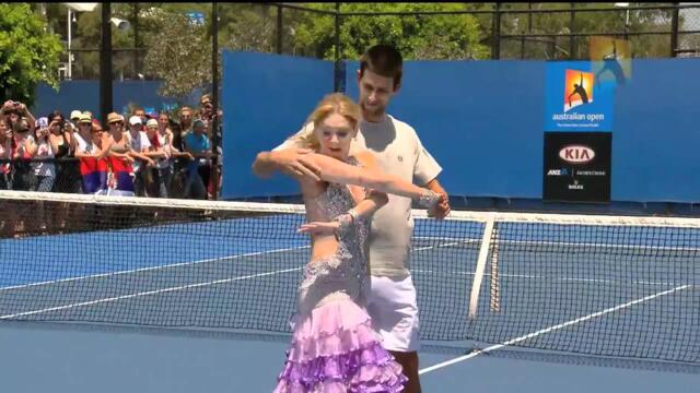 Dancing With Novak Djokovic | Australian Open 2011