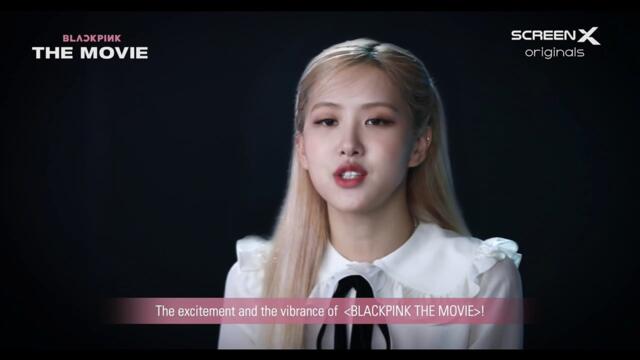 Blackpink: The Movie - ROSÉ Shoutout/Documentary