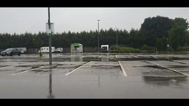 Travellers set up camp at Asda in Sheffield